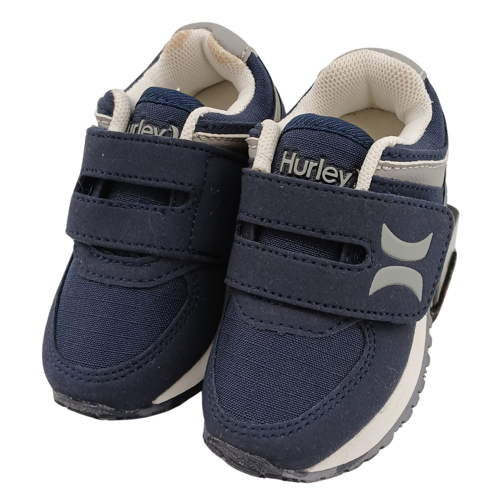 Hurley Toddler Kid's Walking Sneakers Sz 5 Hook & Loop Closure Running Shoes